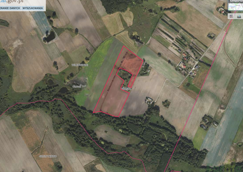Grunt rolny 5,06 ha – Wilkowiczki