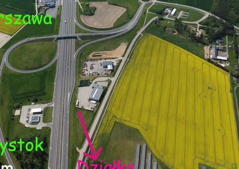 Działka rolna pod inwestycje Jeżewo Stare przy zjeździe z S8 - 5/7