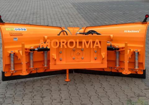 Pług komunalny śnieżny FK MACHINERY 290 CPSV/CPCV strzałkowy do śniegu - 3/5