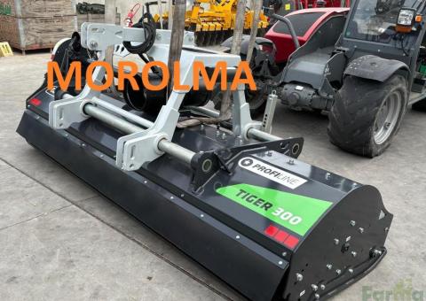 Kosiarka komunalna bijakowa mulczer przód tył TALEX LEOPARD TIGER 300 - 3/4