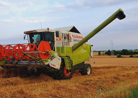 Claas Medion 310 4x4 Perkins skladany heder 4.5m mega Klima Dominator - 1/8