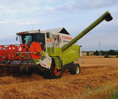 Claas Medion 310 4x4 Perkins skladany heder 4.5m mega Klima Dominator