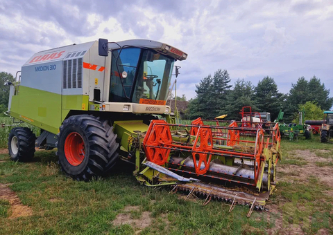 Claas Medion 310 4x4 Perkins skladany heder 4.5m mega Klima Dominator - 2/8