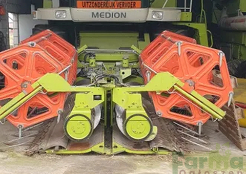 Claas Medion 310 4x4 Perkins skladany heder 4.5m mega Klima Dominator - 4/8