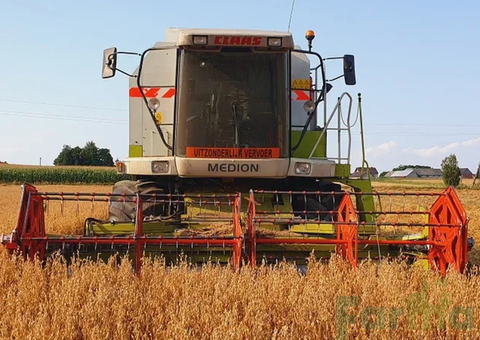 Claas Medion 310 4x4 Perkins skladany heder 4.5m mega Klima Dominator - 6/8