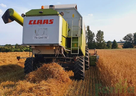 Claas Medion 310 4x4 Perkins skladany heder 4.5m mega Klima Dominator - 7/8