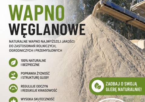 WAPNO NAWOZOWE -WĘGLANOWE Z KOPALNI WAPIENIA MORAWICA